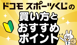 ＼ はじめてでも大丈夫！ ／ドコモスポーツくじ「BIG」の買い方とおすすめポイントをご紹介します。