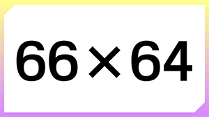 66×64